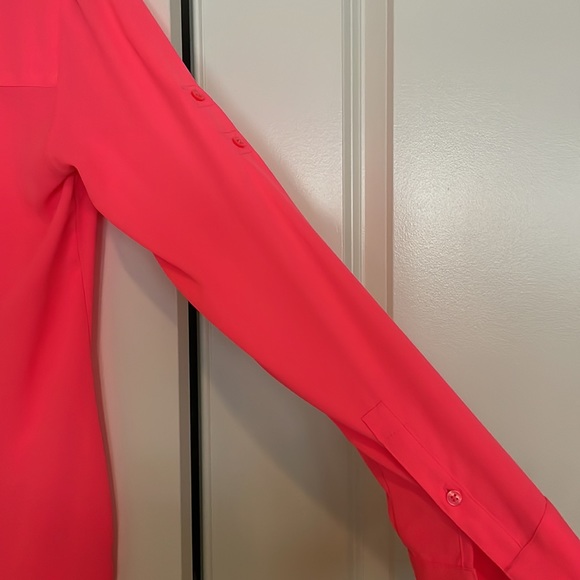 Express button down collared blouse. Size XS - Picture 3 of 4